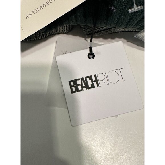 NWT Beach Riot woman Med Cardigan Sweater Shimmer Metallic Anthropologie $168 - Picture 8 of 10